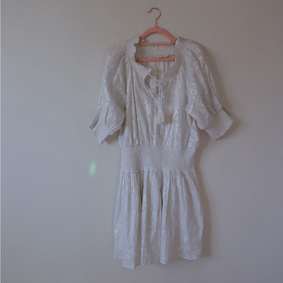 SOLD- ROLLER RABBIT Fiorella Metallic Dress - Picture 4 of 12